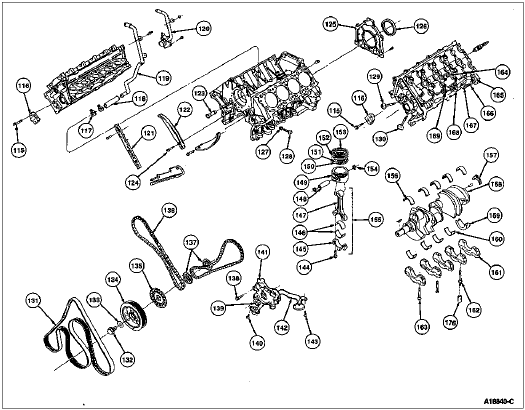 1996 Lincoln Mark Viii Engine Component Diagram