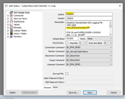 Universal ADX for EEC-V | Version 1